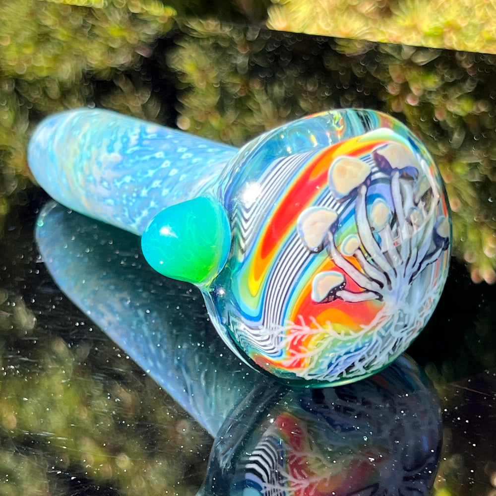 Mushroom Silhouette Glass Pipe Glass Pipe Chillery Bogart   