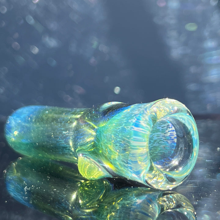 Mystery Aventurine Chillum Glass Pipe Chuck Glass   