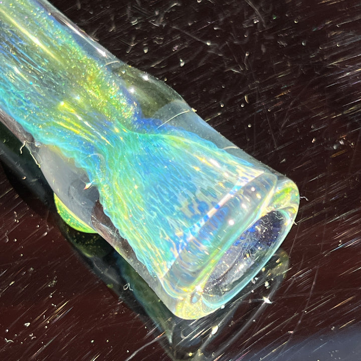 Mystery Aventurine Chillum Glass Pipe Chuck Glass   