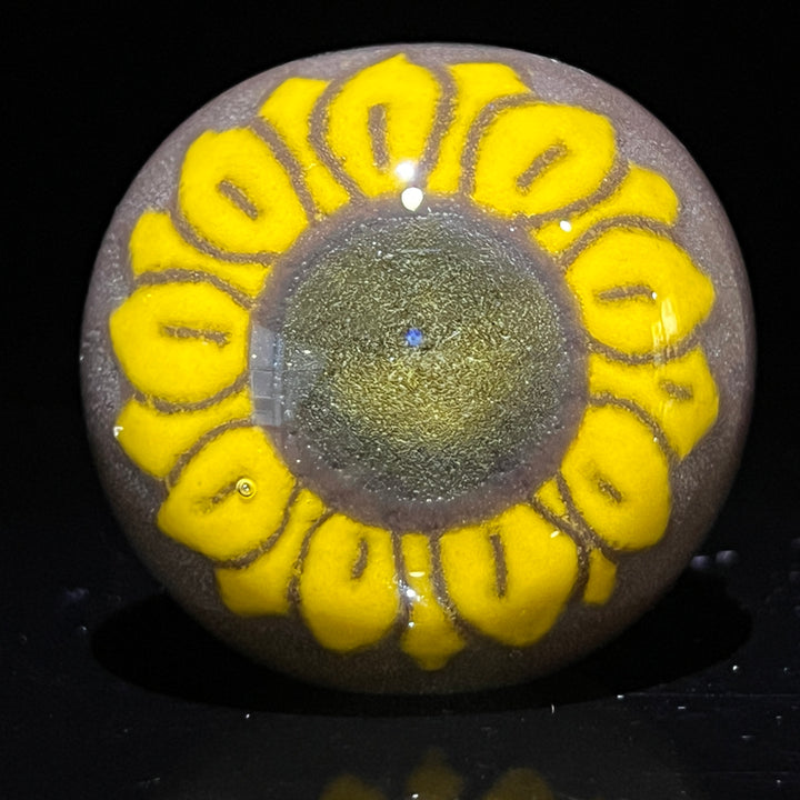 Sunflower Pipe Glass Pipe Hoffman Glass   