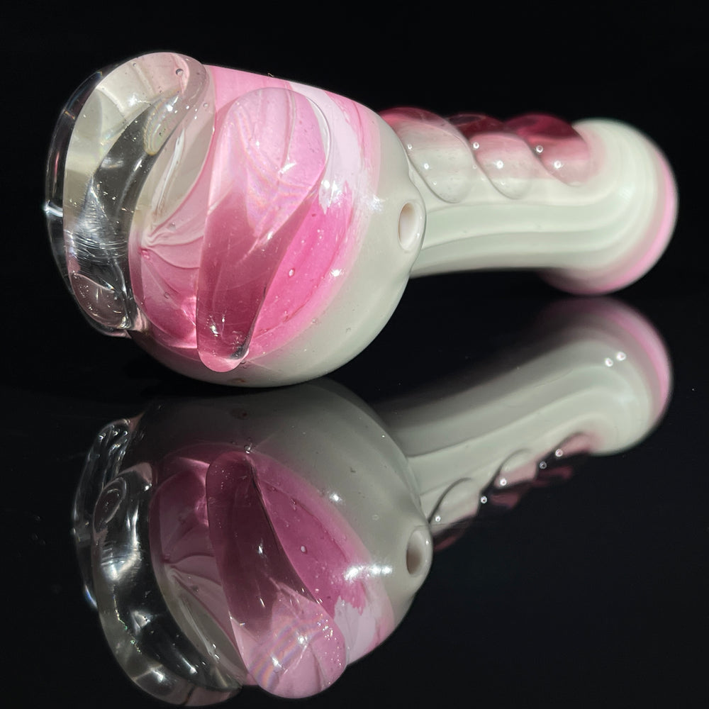 Strawberry Licorice Taffy Pull Spoon Glass Pipe TG