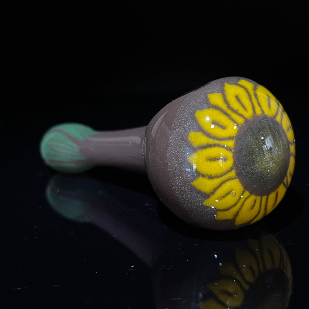 Sunflower Pipe Glass Pipe Hoffman Glass   