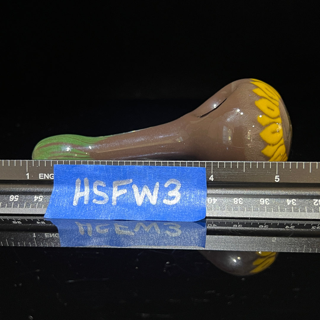 Sunflower Pipe Glass Pipe Hoffman Glass   