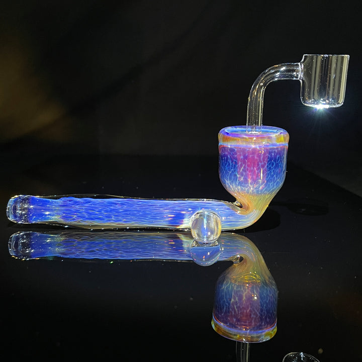 Samurai Kiseru Nebula Dab Pipe 14mm Glass Pipe Tako Glass   