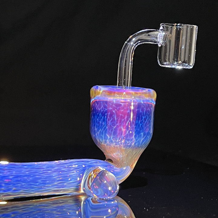 Samurai Kiseru Nebula Dab Pipe 14mm Glass Pipe Tako Glass   