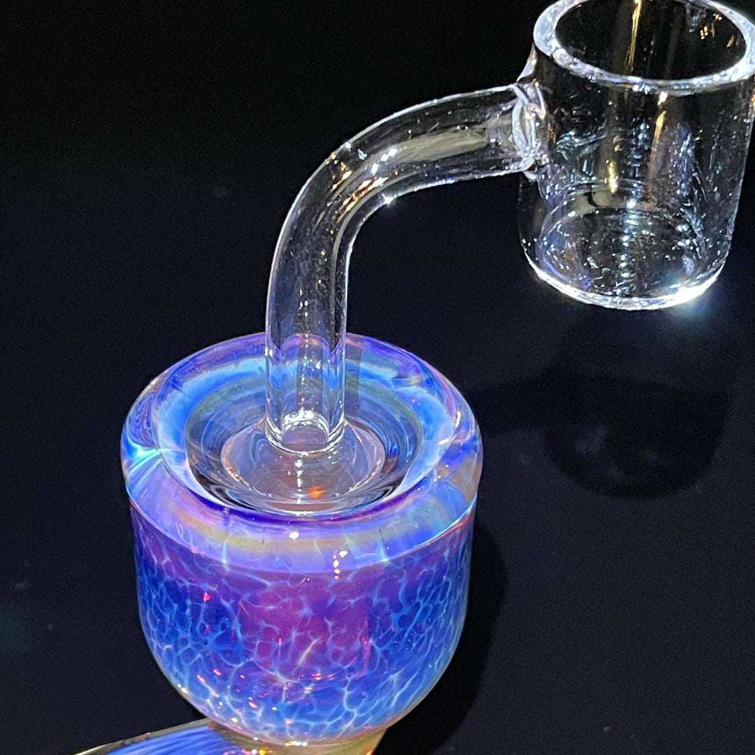 Samurai Kiseru Nebula Dab Pipe 14mm Glass Pipe Tako Glass   