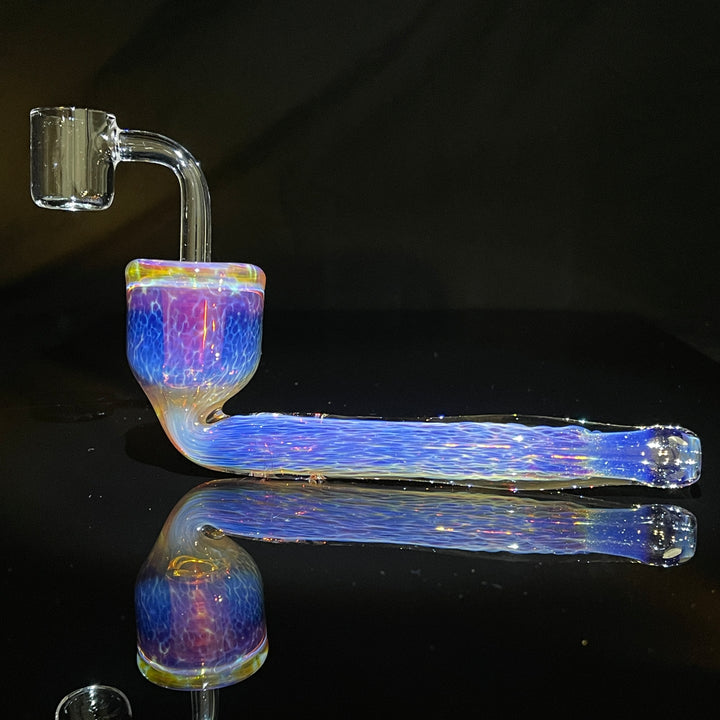 Samurai Kiseru Nebula Dab Pipe 14mm Glass Pipe Tako Glass   