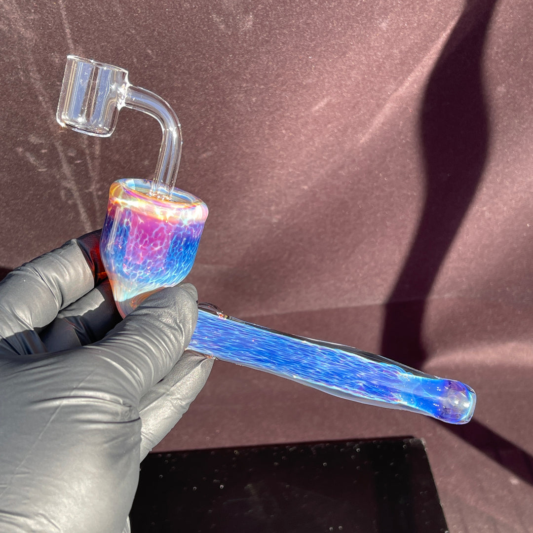 Samurai Kiseru Nebula Dab Pipe 14mm Glass Pipe Tako Glass   