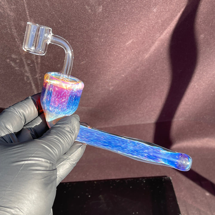 Samurai Kiseru Nebula Dab Pipe 14mm Glass Pipe Tako Glass   