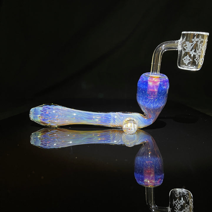 Samurai Kiseru Nebula Dab Pipe 10mm Louis Vuitton Glass Pipe Tako Glass   