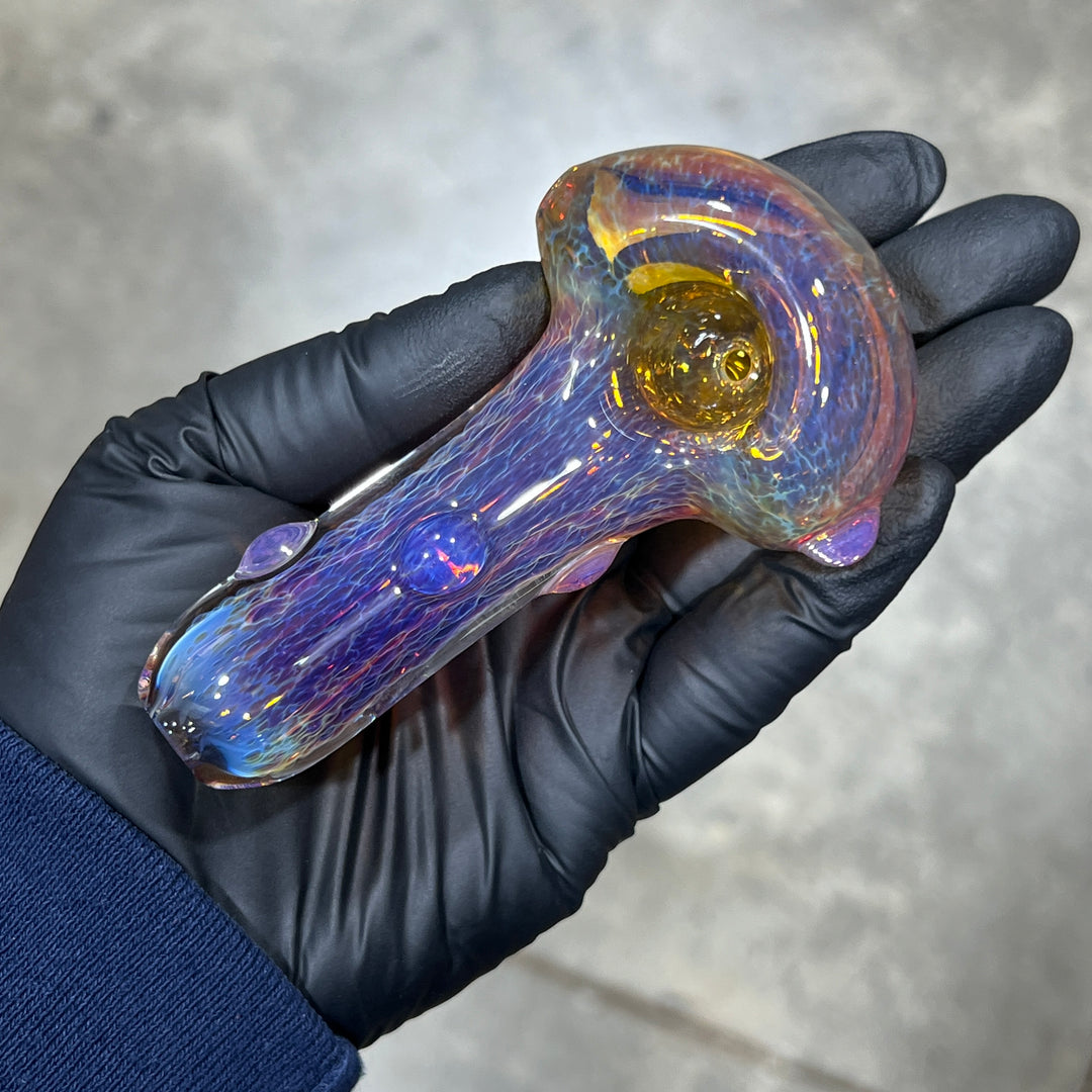 Thick Purple Pipe Glass Pipe Chuck Glass   