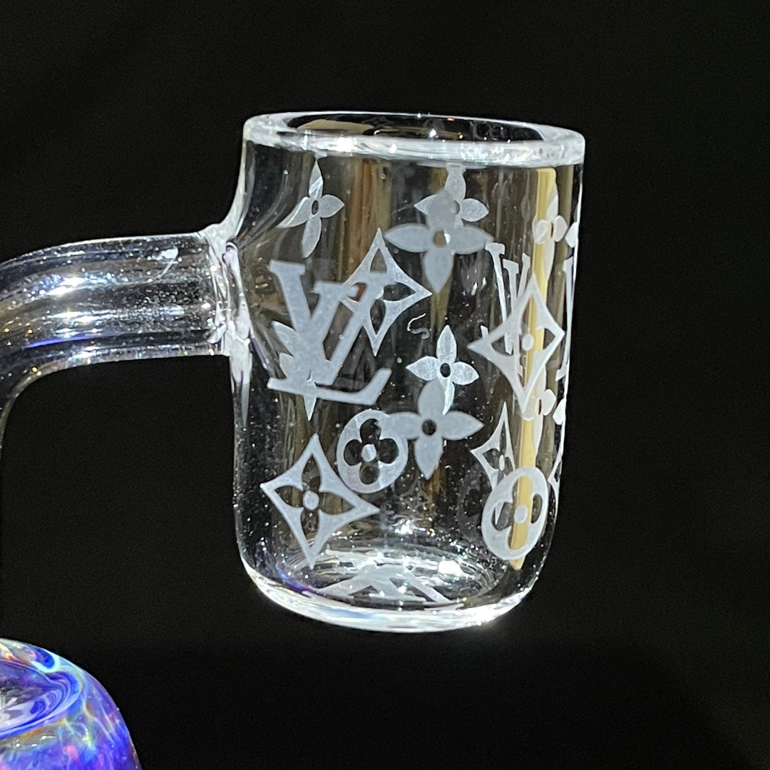 Samurai Kiseru Nebula Dab Pipe 10mm Louis Vuitton Glass Pipe Tako Glass   