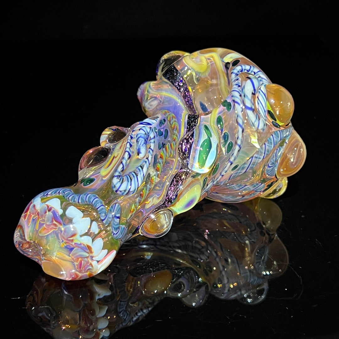 Molten Thick and Twisted Pipe 38 Glass Pipe Molten Imagination   