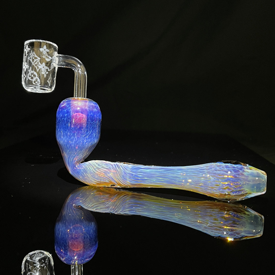 Samurai Kiseru Nebula Dab Pipe 10mm Louis Vuitton Glass Pipe Tako Glass   