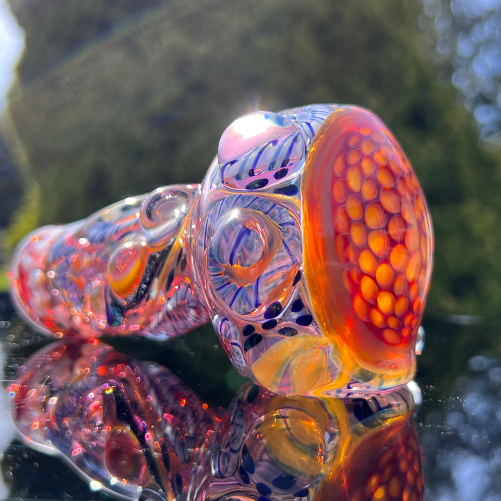 Molten Thick and Twisted Pipe 38 Glass Pipe Molten Imagination   