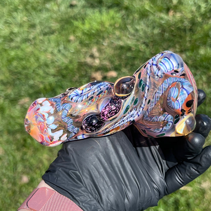 Molten Thick and Twisted Pipe 38 Glass Pipe Molten Imagination   