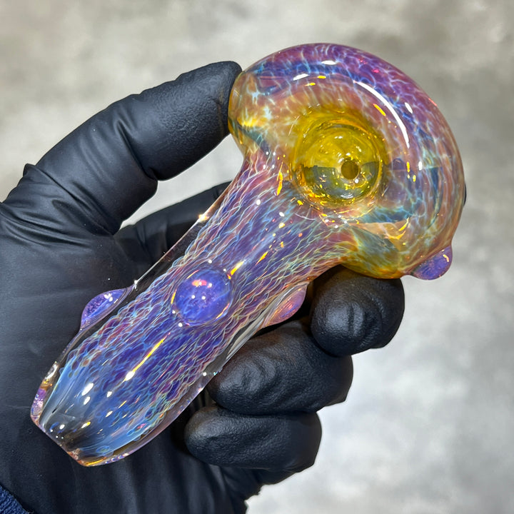 Thick Purple Pipe Glass Pipe Chuck Glass   