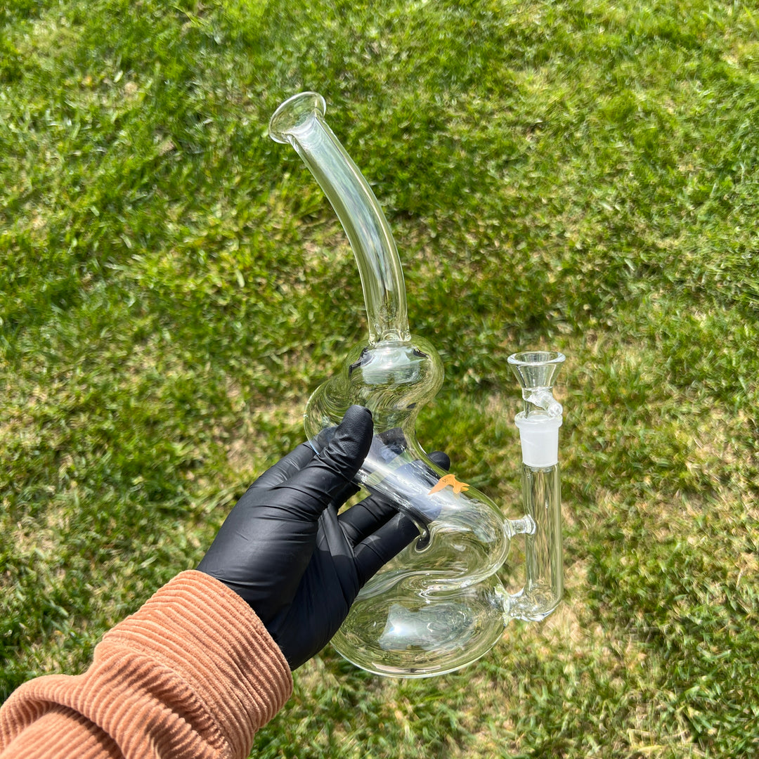 Solid Glass 11" Zong Bubbler Glass Pipe Solid Glass   