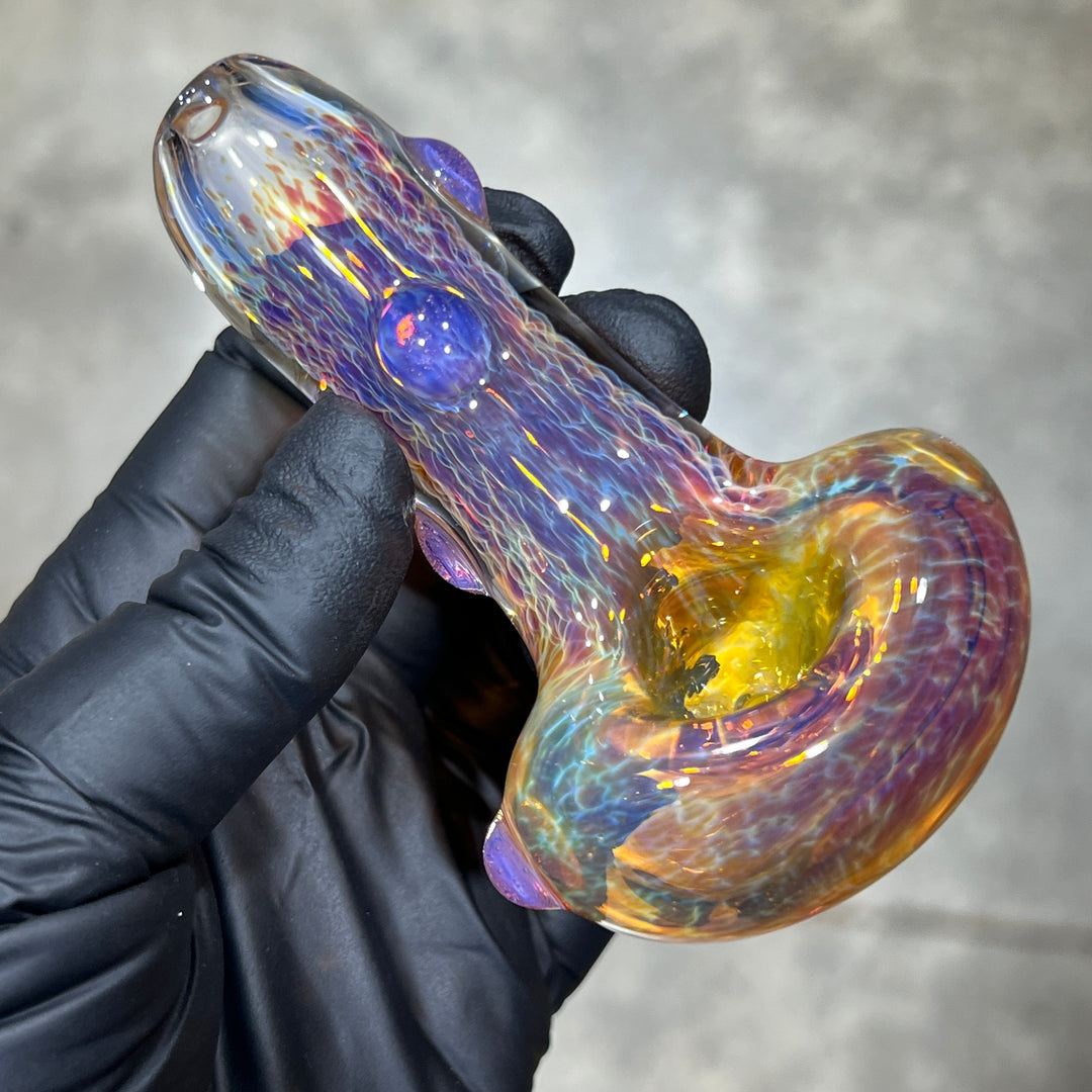 Thick Purple Pipe Glass Pipe Chuck Glass   