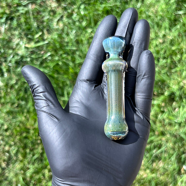 Rainforest Moss Chillum Glass Pipe Schutz Glass   