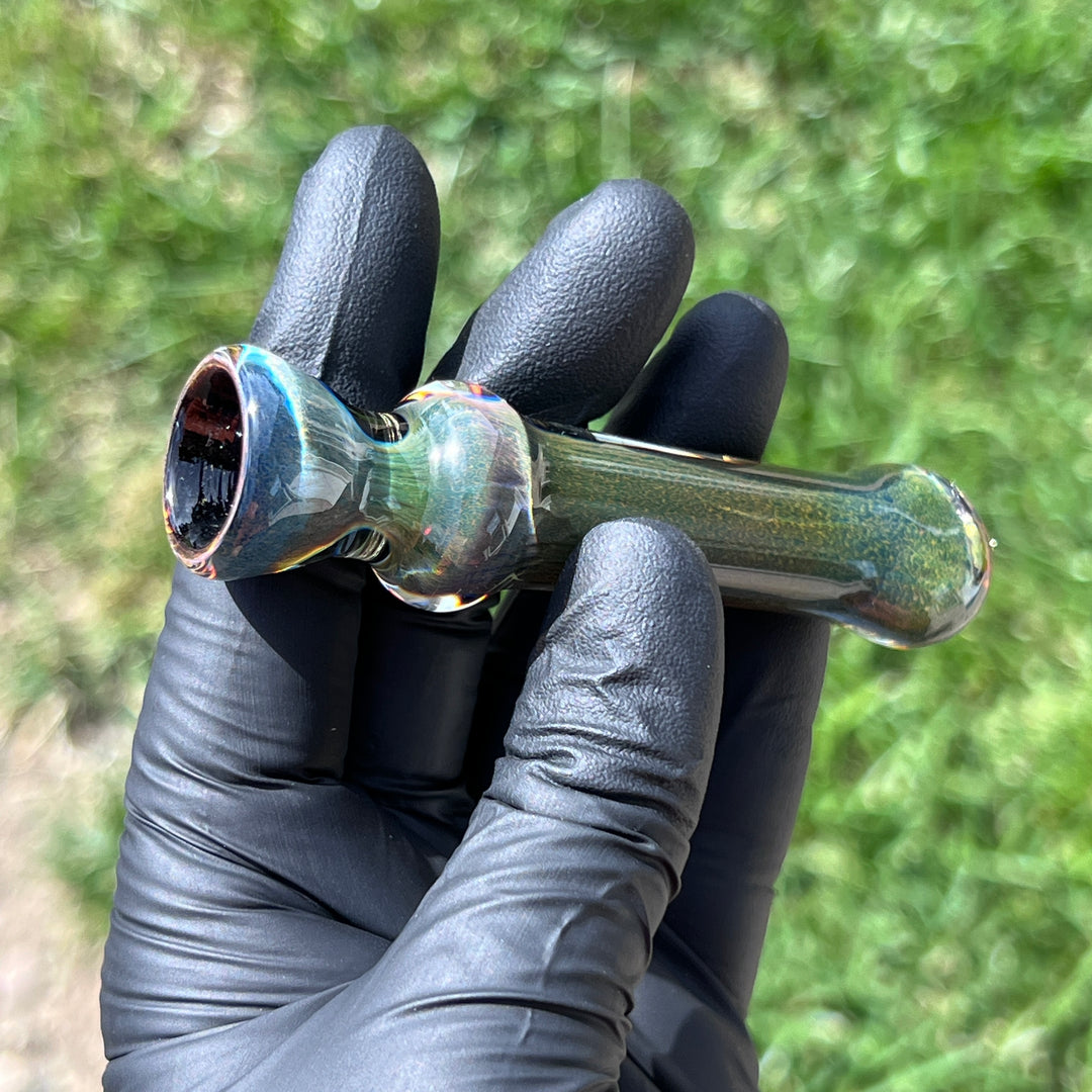 Rainforest Moss Chillum Glass Pipe Schutz Glass   