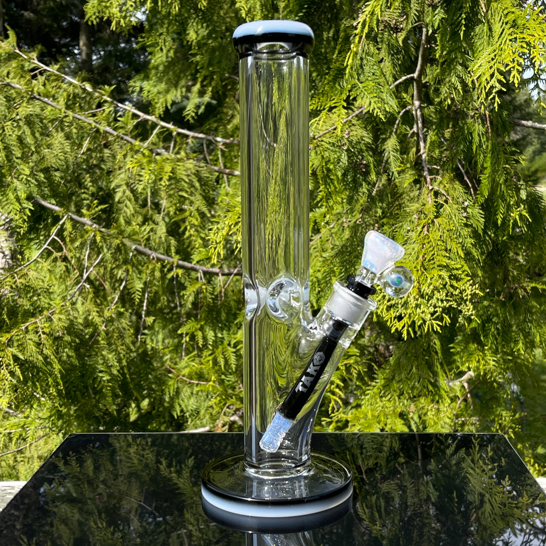 9mm Partial Eclipse Straight Bong Glass Pipe Tako Glass