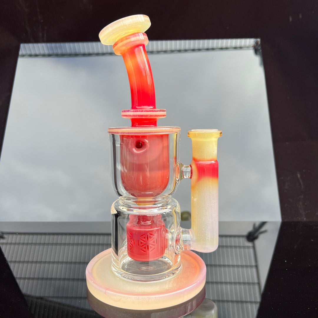 V1 Taurus Fruit Basket Rig Water Pipe Fatboy Glass   