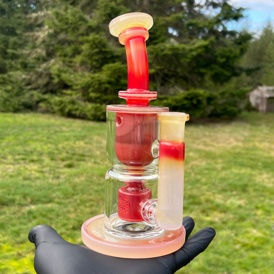 V1 Taurus Fruit Basket Rig Water Pipe Fatboy Glass   