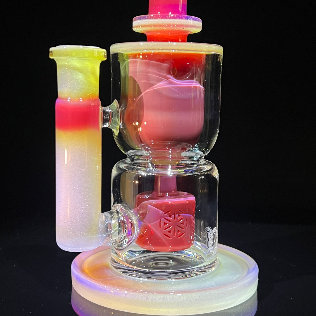 V1 Taurus Fruit Basket Rig Water Pipe Fatboy Glass   