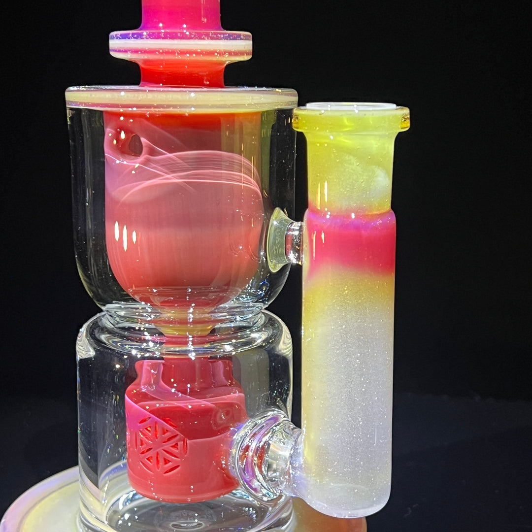 V1 Taurus Fruit Basket Rig Water Pipe Fatboy Glass   