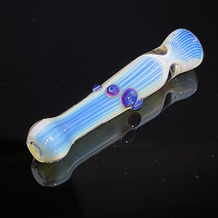 Comtrex Silver Fume Chillum 4 Glass Pipe Schutz Glass   