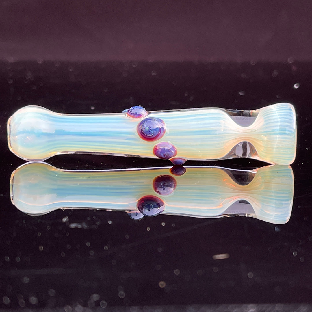 Comtrex Silver Fume Chillum 4 Glass Pipe Schutz Glass   