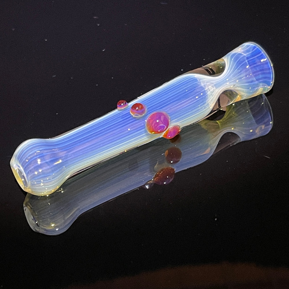 Comtrex Silver Fume Chillum 5 Glass Pipe Schutz Glass   