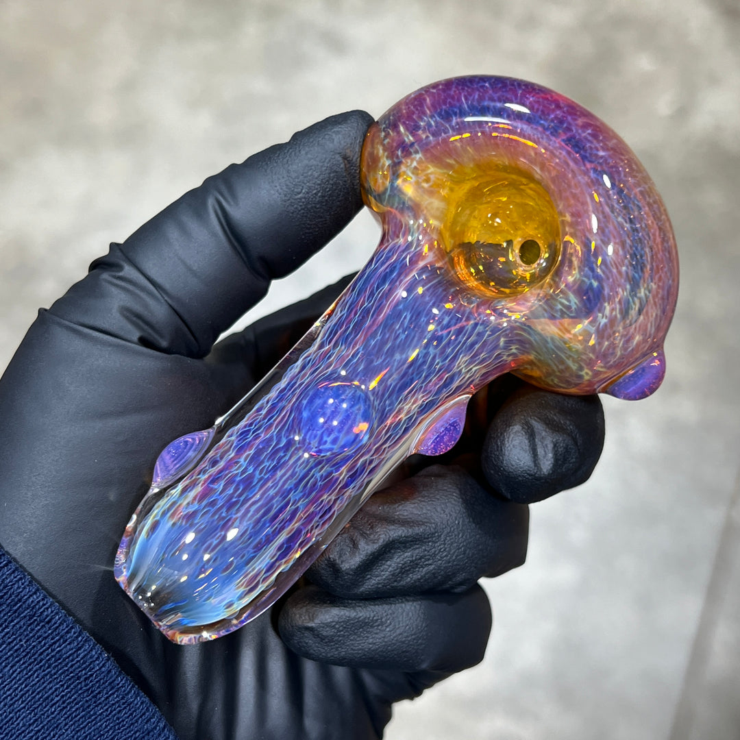 Thick Purple Pipe Glass Pipe Chuck Glass   