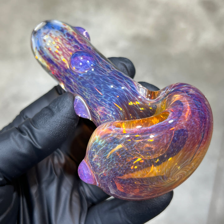 Thick Purple Pipe Glass Pipe Chuck Glass   