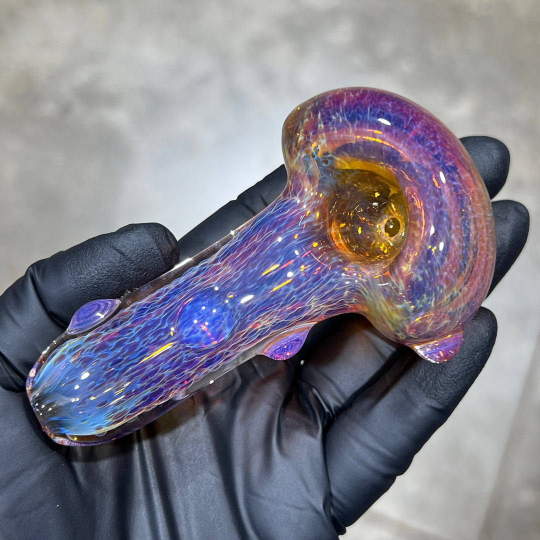 Thick Purple Pipe Glass Pipe Chuck Glass   