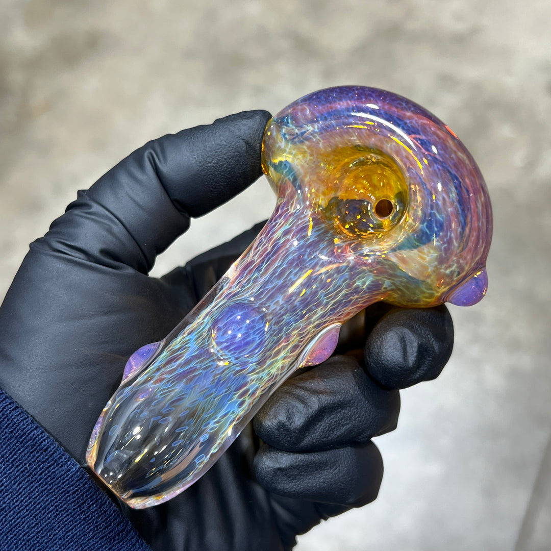 Thick Purple Pipe Glass Pipe Chuck Glass   