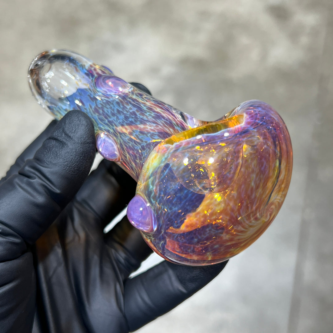 Thick Purple Pipe Glass Pipe Chuck Glass   