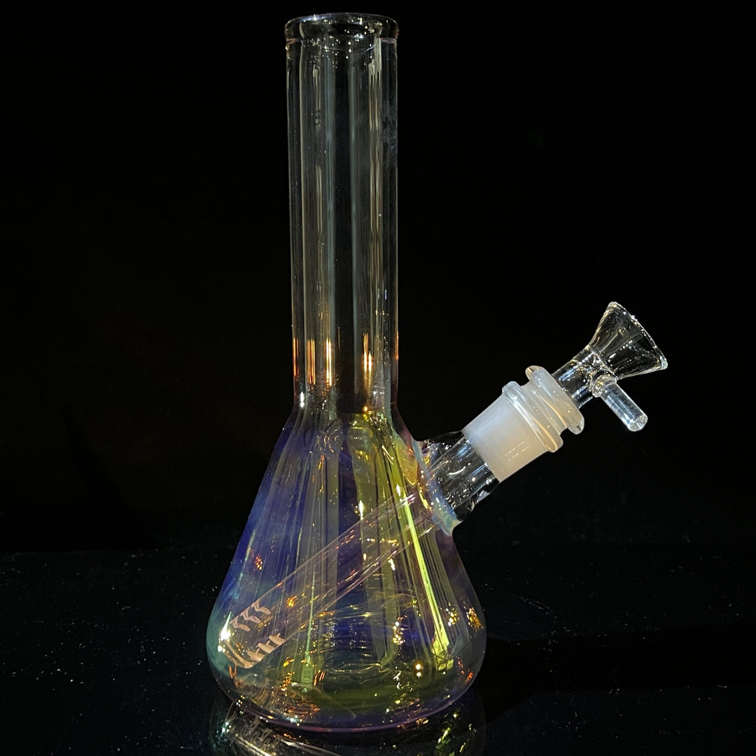 8" Raven Beaker Bong Glass Pipe Solid Glass   