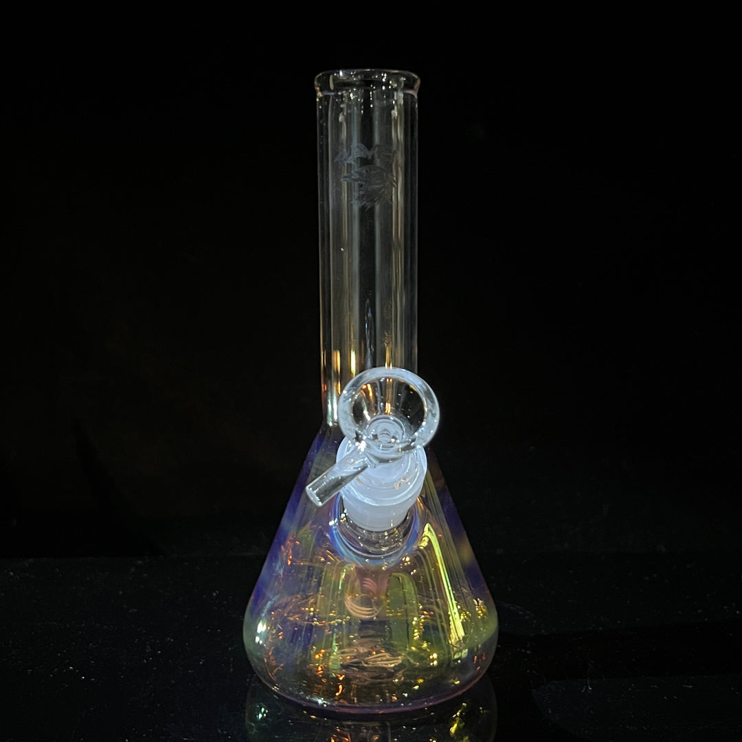 8" Raven Beaker Bong Glass Pipe Solid Glass   