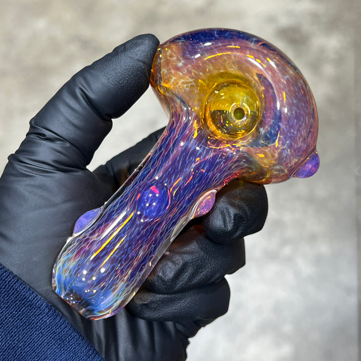 Thick Purple Pipe Glass Pipe Chuck Glass   