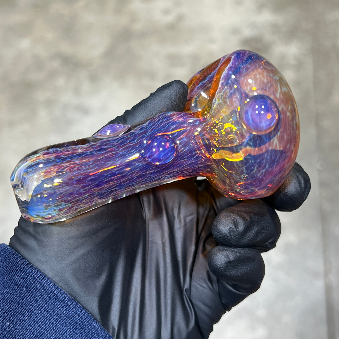 Thick Purple Pipe Glass Pipe Chuck Glass   