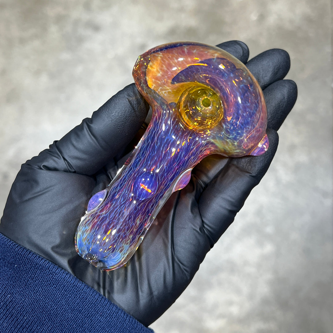 Thick Purple Pipe Glass Pipe Chuck Glass   