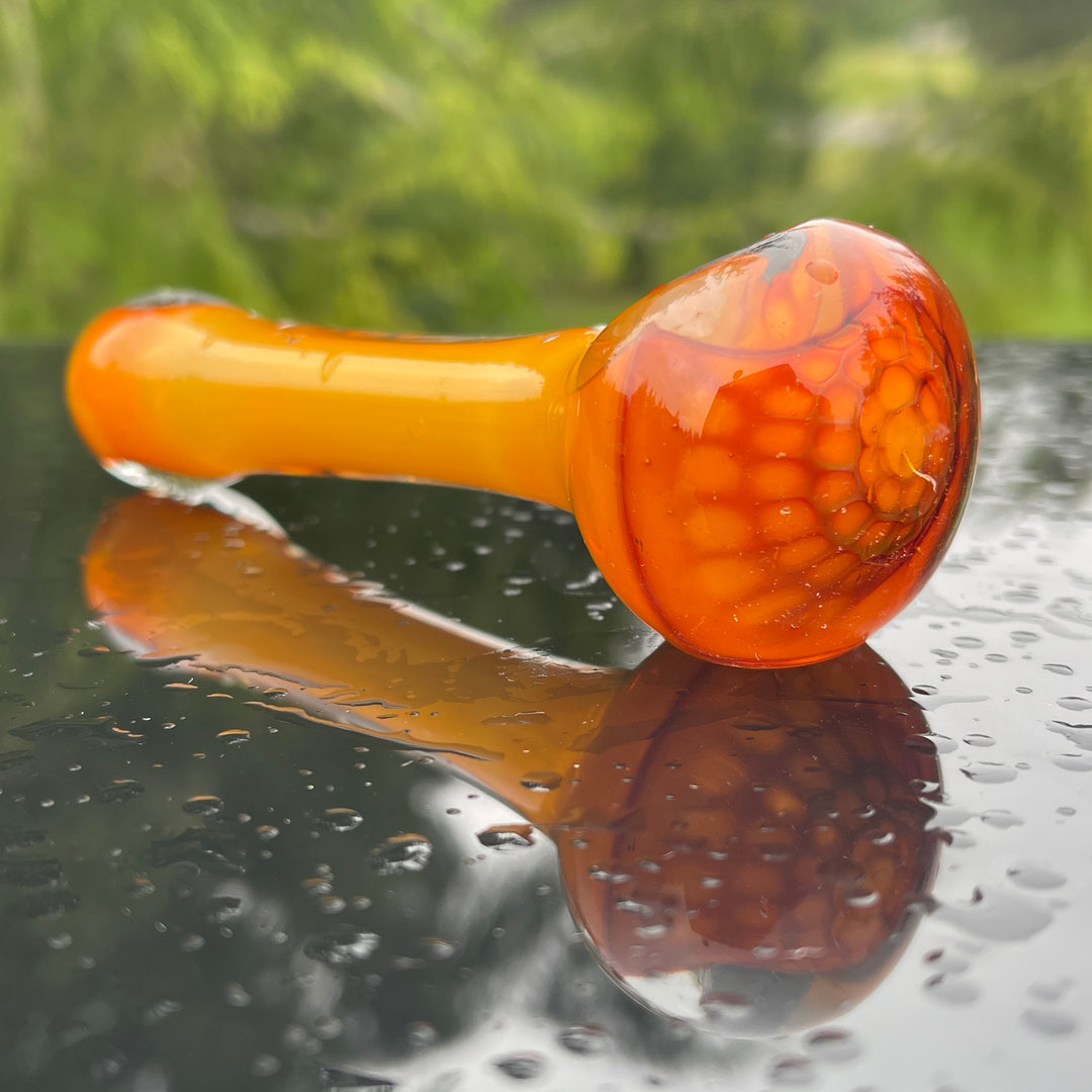 Honey Honeycomb Spoon Glass Pipe TG