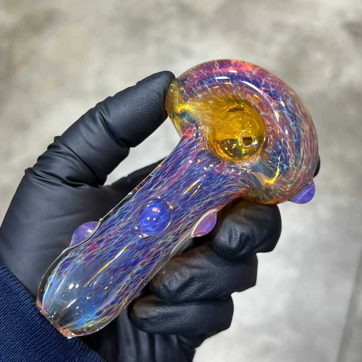 Thick Purple Pipe Glass Pipe Chuck Glass   