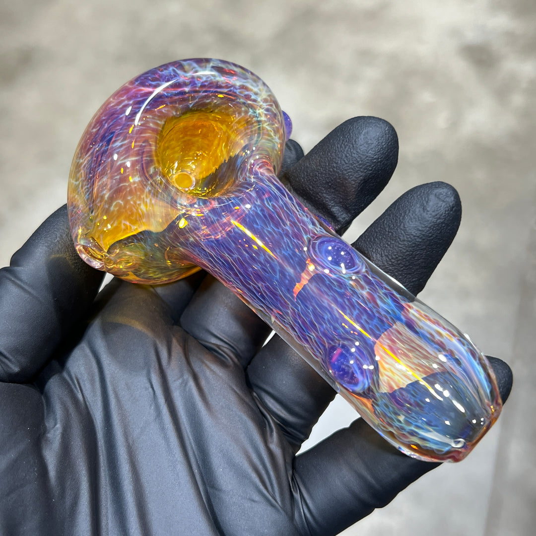 Thick Purple Pipe Glass Pipe Chuck Glass   