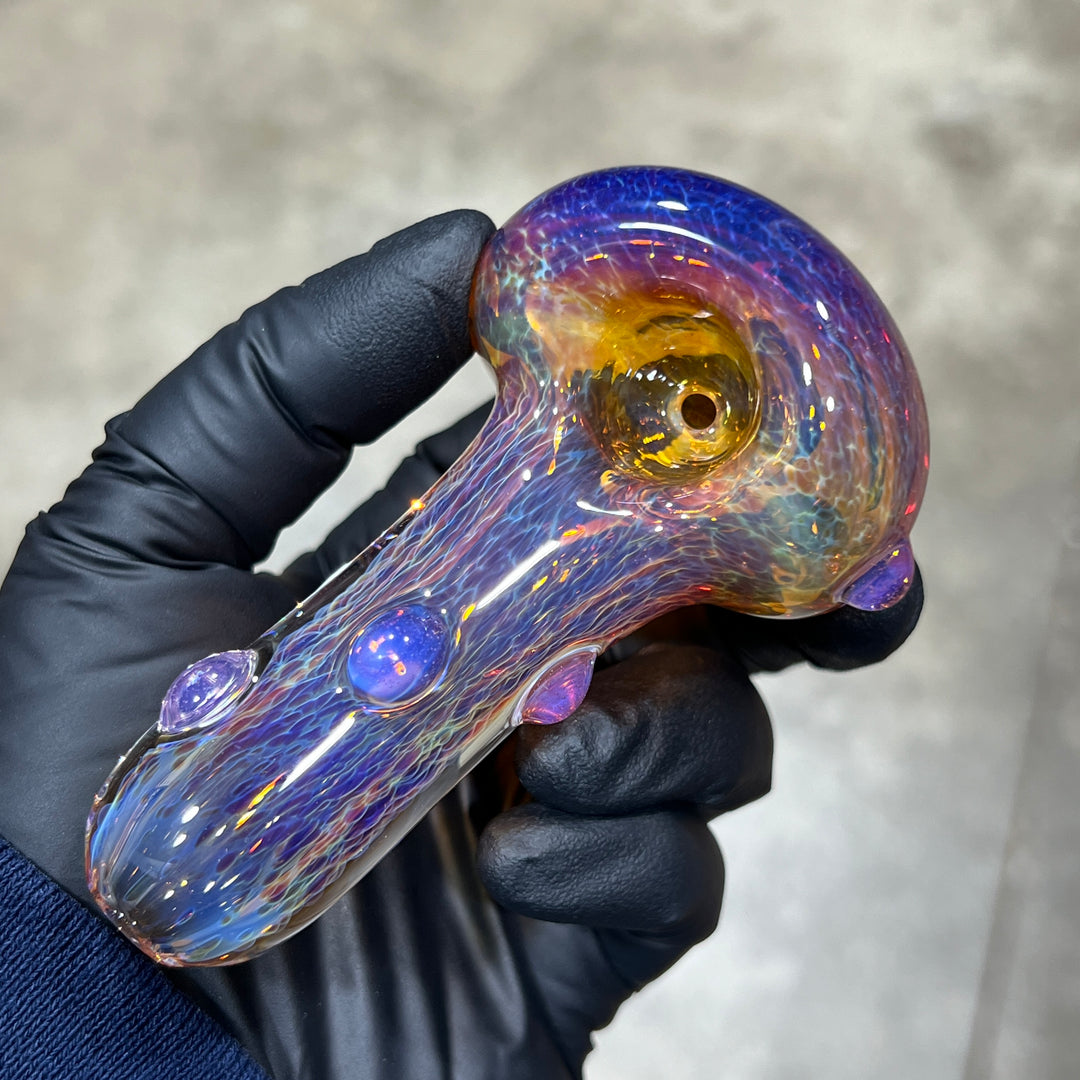 Thick Purple Pipe Glass Pipe Chuck Glass   