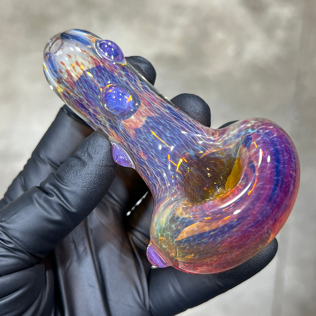 Thick Purple Pipe Glass Pipe Chuck Glass   