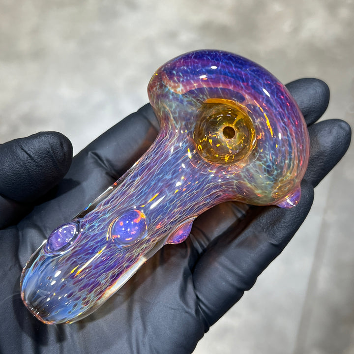 Thick Purple Pipe Glass Pipe Chuck Glass   