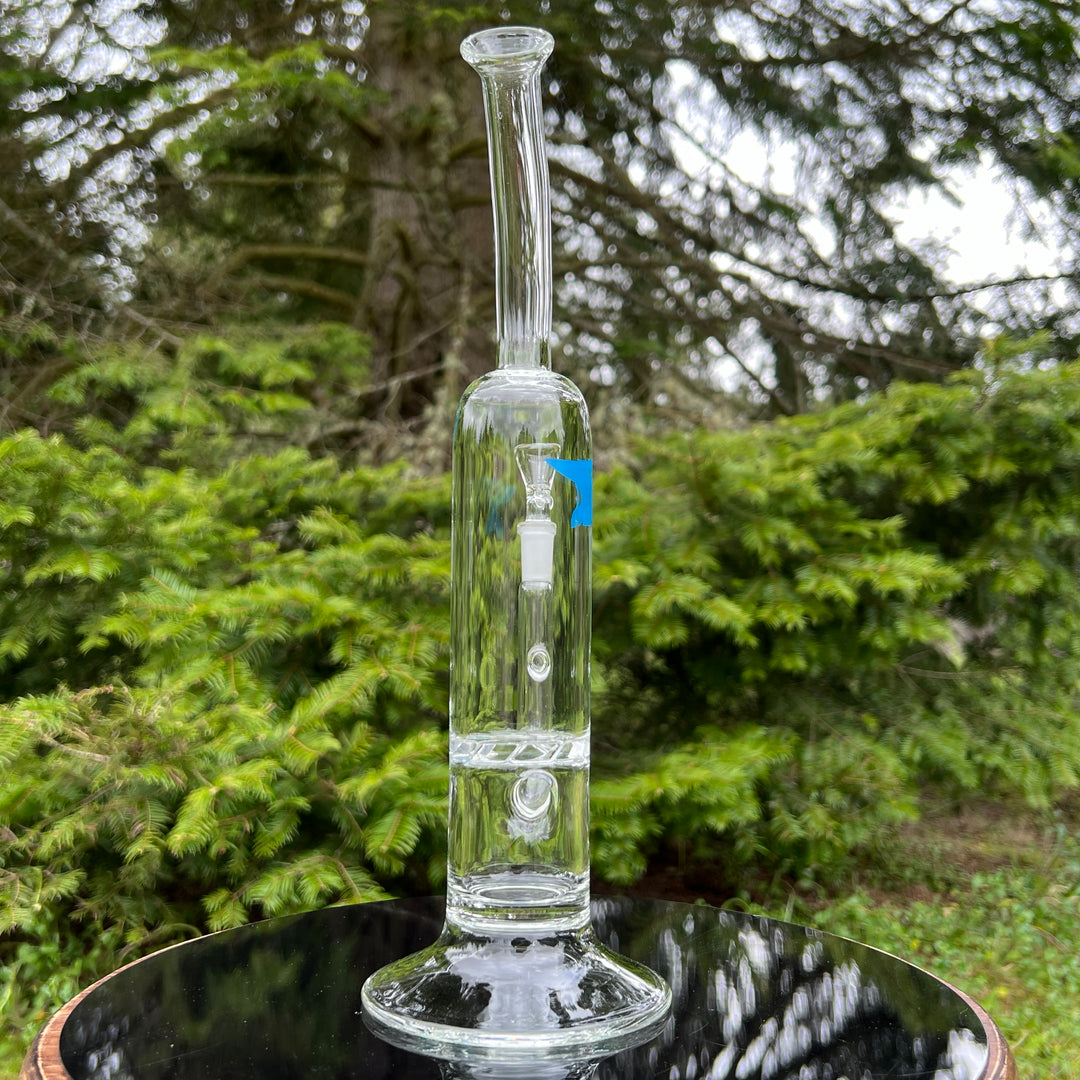 Solid Glass 12" Tornado Bubbler Glass Pipe Solid Glass   